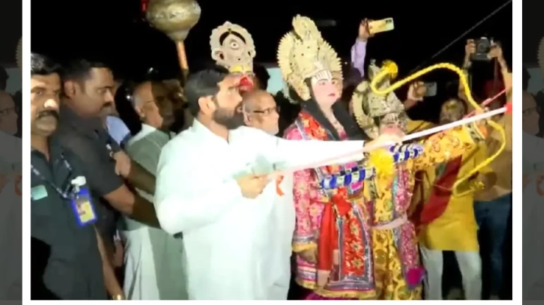 Dussehra Melava 2023: Thackeray is "Real Traitor" of Balasaheb's Ideology & Hindutva: CM Shinde Dussehra Melava 2023: Thackeray is "Real Traitor" of Balasaheb's Ideology & Hindutva: CM Shinde