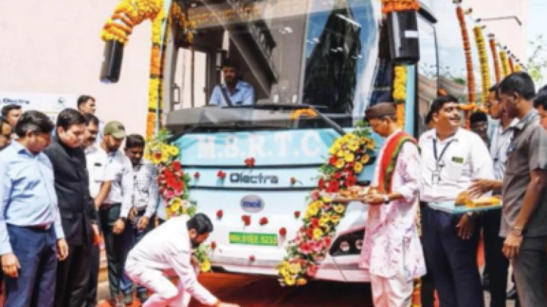 Maharashtra: e-Shivneri AC bus service commences on Thane to Pune route