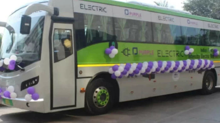 'ती' मुंबई-पुणे विद्युत बस मुंबईकरांच्या सेवेत रूजू 'ती' मुंबई-पुणे विद्युत बस मुंबईकरांच्या सेवेत रूजू