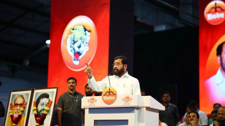 "Those in glass houses shouldn’t throw stones," Eknath Shinde warns Thackeray group "Those in glass houses shouldn’t throw stones," Eknath Shinde warns Thackeray group