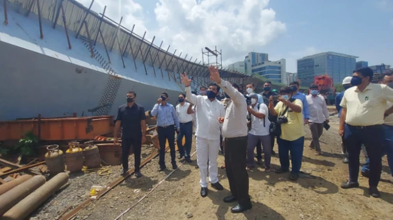 बांद्रा-कुर्ला कॉम्प्लेक्स जेवीएलआर पुल दुर्घटना की जांच के आदेश! बांद्रा-कुर्ला कॉम्प्लेक्स जेवीएलआर पुल दुर्घटना की जांच के आदेश!