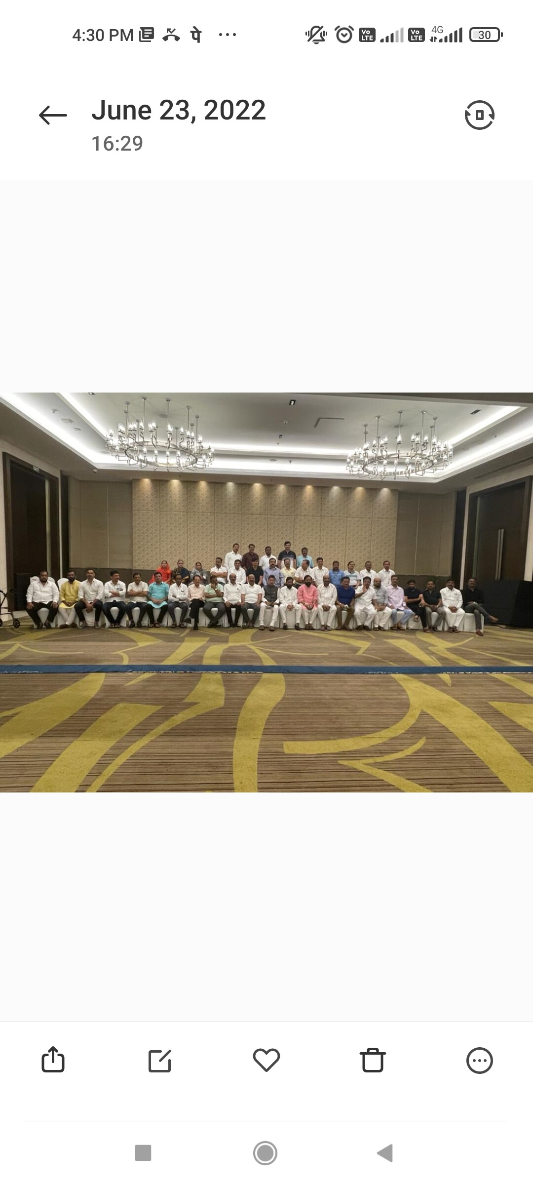 एकनाथ शिंदे के साथ मौजूद विधायको की फाइनस लिस्ट!