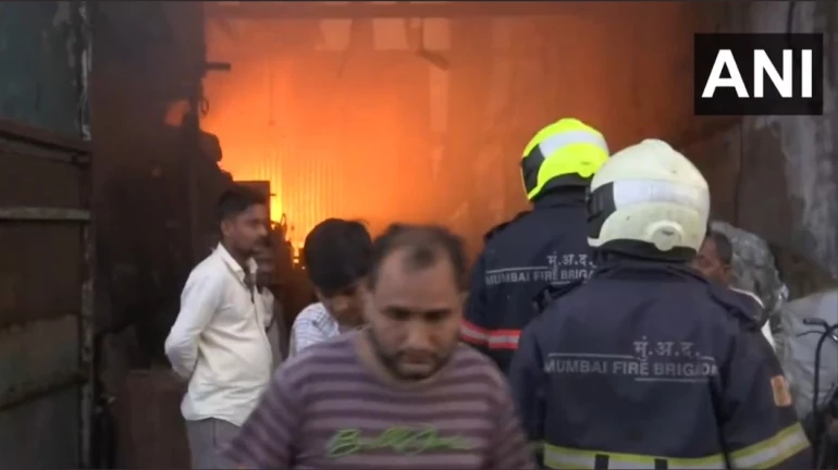 Level 3 fire, broke out in a godown at Mankhurd, doused after 3 hours