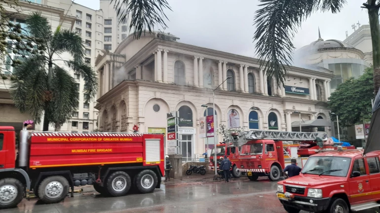 Fire Reported At Supermarket In Powai