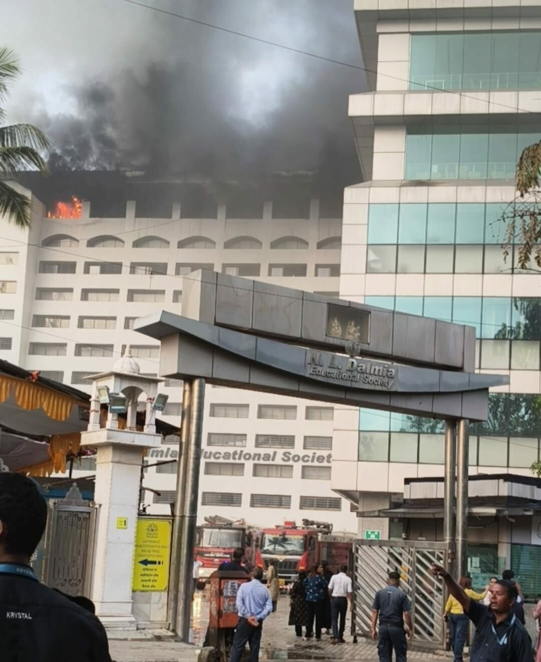 2 Major Fire Incidents Reported in Mumbai Within Hours on Wednesday; Mira Road School Suffers Extensive Damage