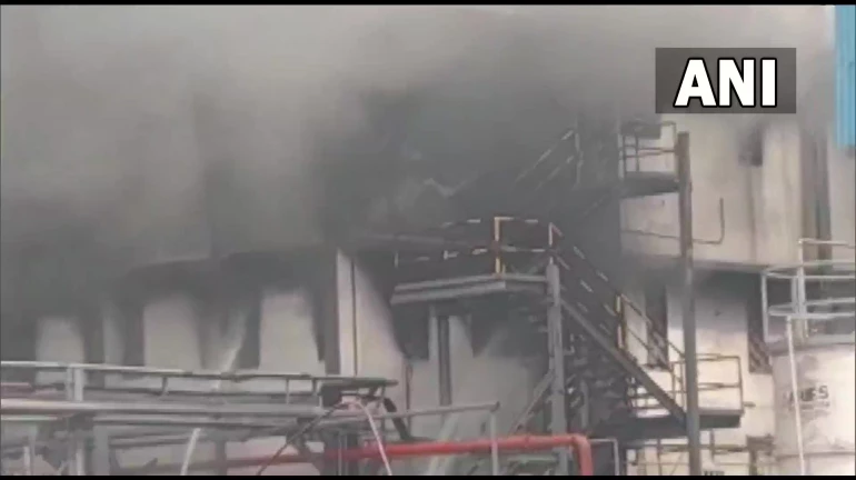Palghar: One Dead After Fire At Chemical Factory Palghar: One Dead After Fire At Chemical Factory