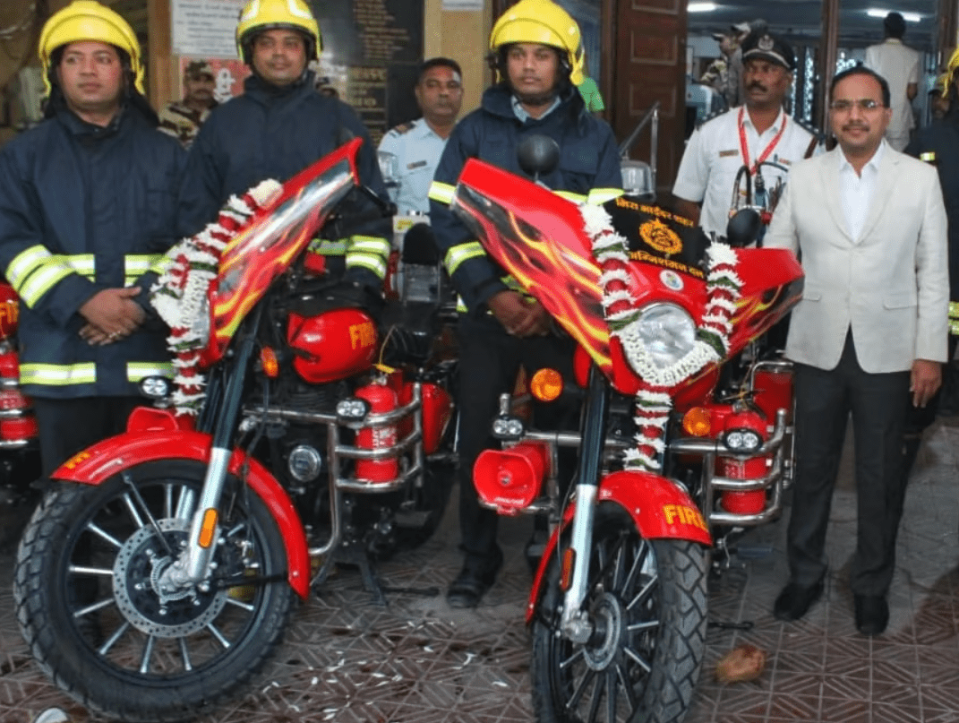 Mira Bhayandar Civic Body Inducts 16 Firefighting Bikes