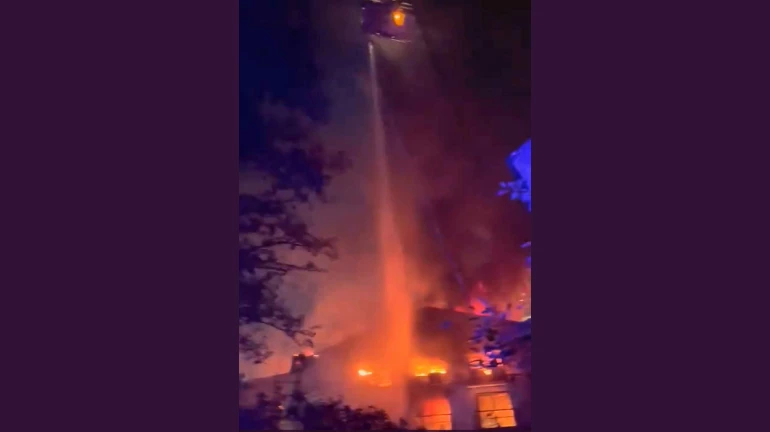 Fire broke out at Raghuvanshi Mill Compound Fire broke out at Raghuvanshi Mill Compound
