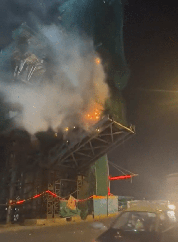 Mumbai: Fire Breaks Out at Metro Line-2B Construction Site; No Injuries Reported