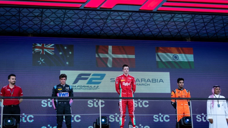 Mumbai Racer Shines in Formula 2 with Top 3 Finishes in Both Races!