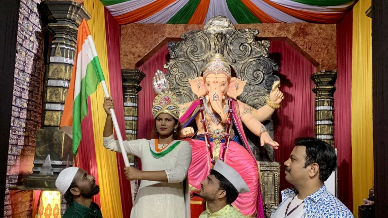 Ganeshotsav 2022: Andheri's Mandal creates awareness about communal harmony; Urges to stay away from fake news Ganeshotsav 2022: Andheri's Mandal creates awareness about communal harmony; Urges to stay away from fake news