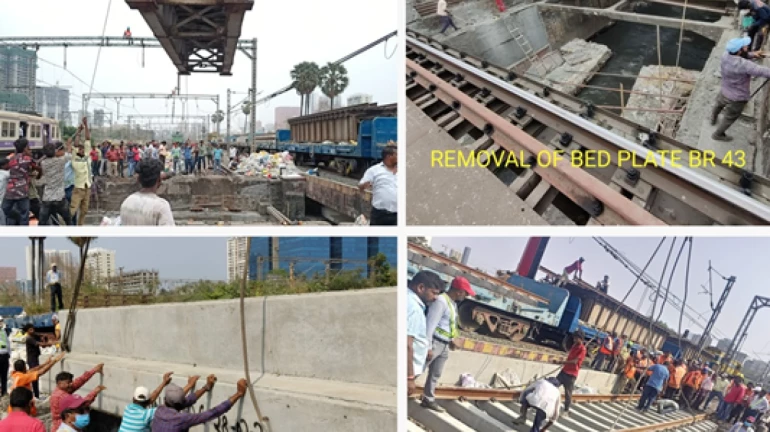 WR's Mumbai Division Undertakes Re-girdering Work Of Bridge At Jogeshwari