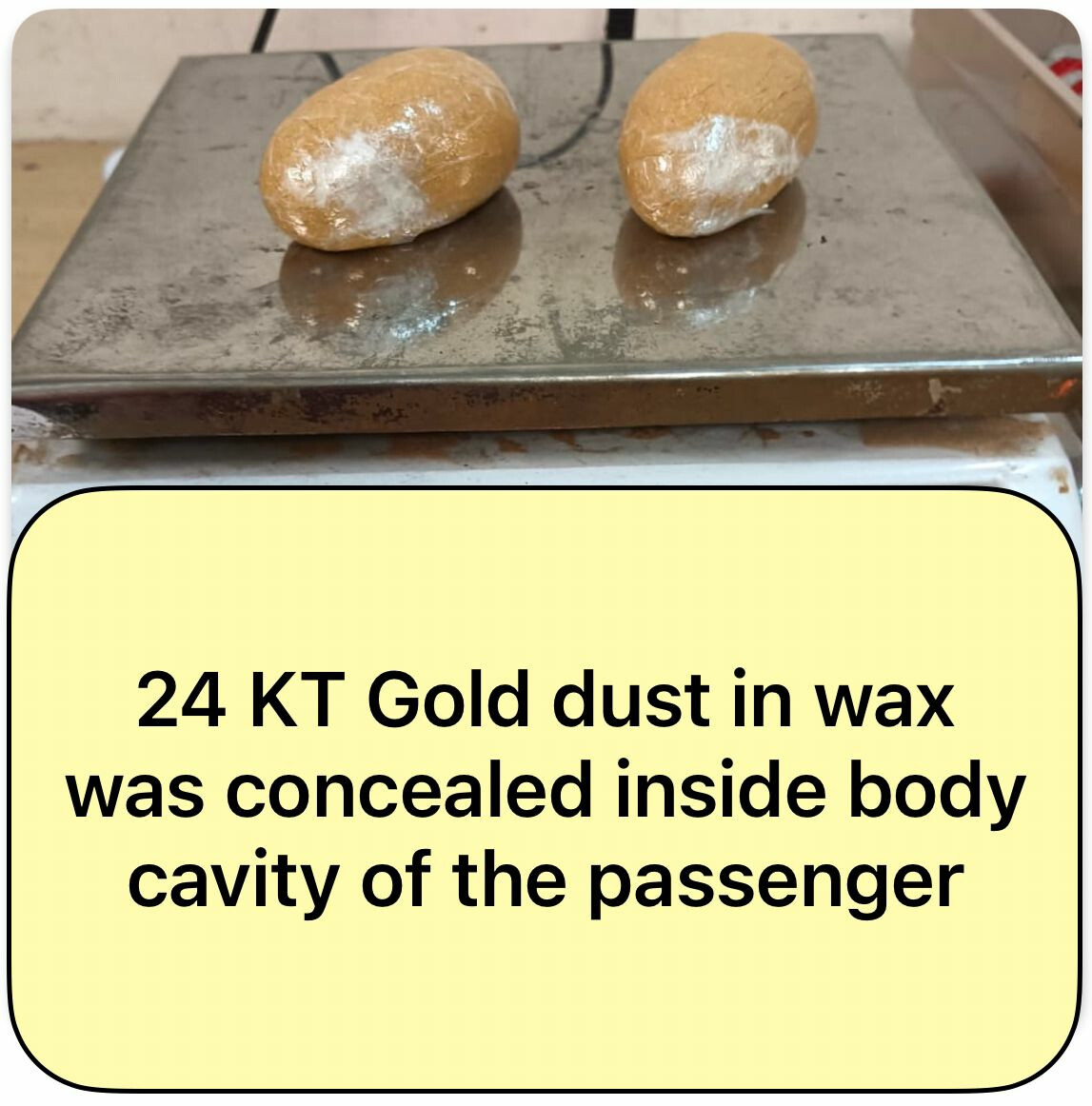 Gold worth INR 1.48 Cr seized in 2 different cases at Mumbai airport; 2 held