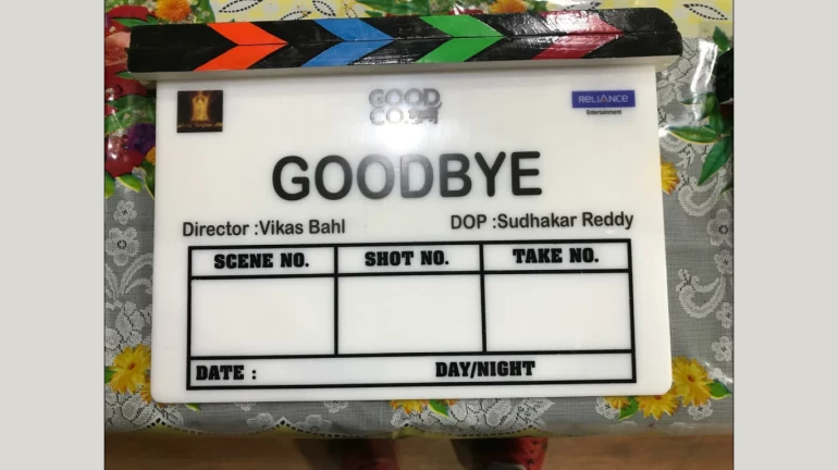 अमिताभ बच्चन व रश्मिका मंदाना अभिनीत 'गुडबाय' की शूटिंग हुई शुरू