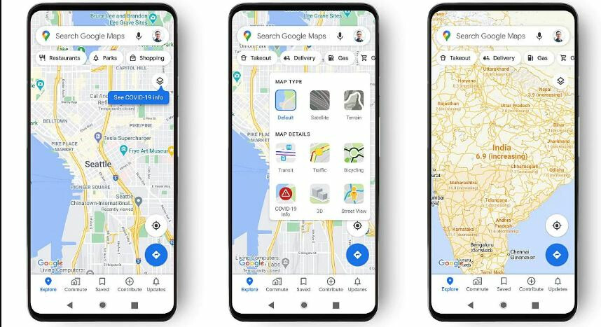 अब गूगल मैप में देखें कोरोना हॉटस्पॉट