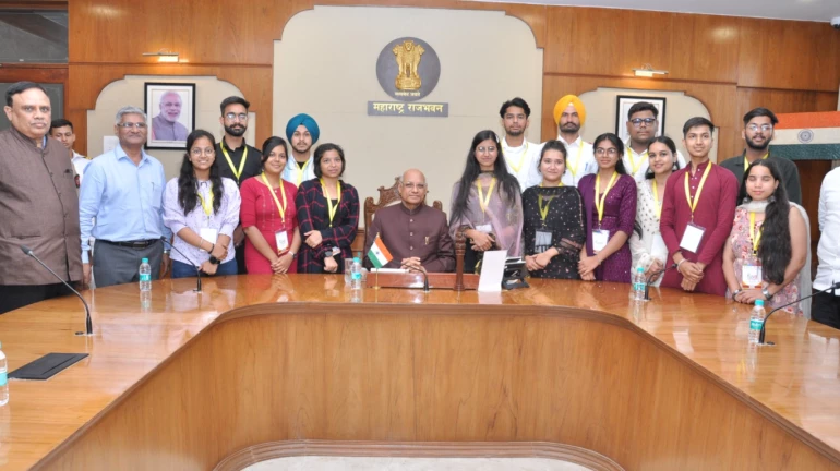Mumbai: Under 'Yuva Sangam' initiative, 45 Youths from Punjab met Maharashtra Governor