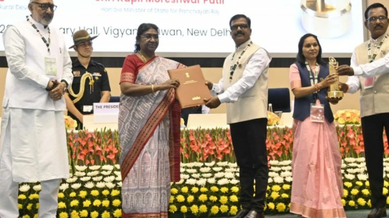 महाराष्ट्र की 5 ग्राम पंचायतों को राष्ट्रीय पंचायत पुरस्कार से सम्मानित किया गया