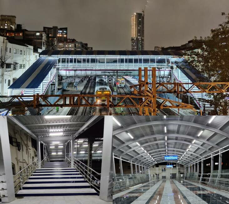 ग्रांट रोड स्टेशन में यात्रियों के लिए खुला नया FOB