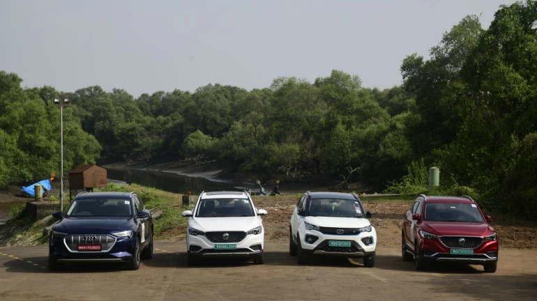 Godrej Vikhroli mangroves host stage of inaugural green rally of electric vehicles in Mumbai to promote a greener future