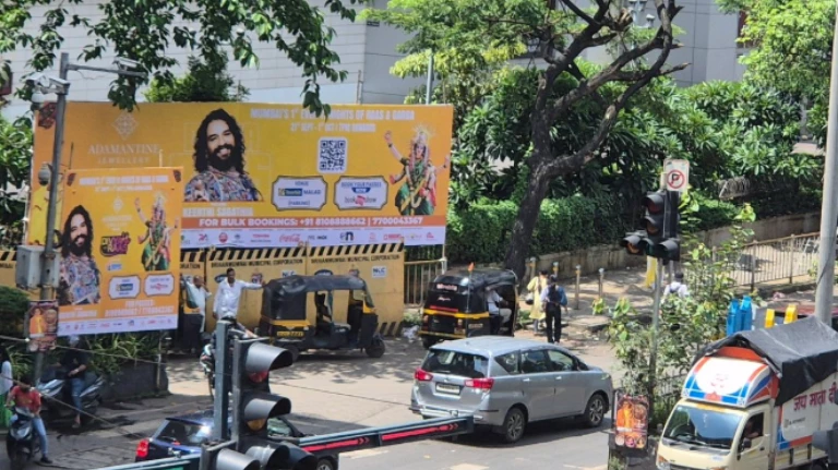 Unauthorised Hoardings Take Over Mumbai During Navratri; Civic Body Remains Inactive