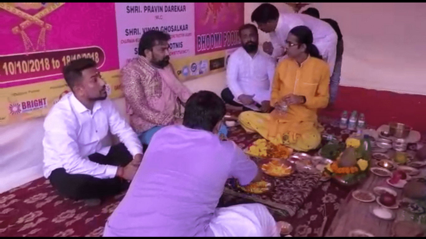 बोरीवली में जय हो और मिराज नवरात्री उत्सव 2018 का भूमि पूजन