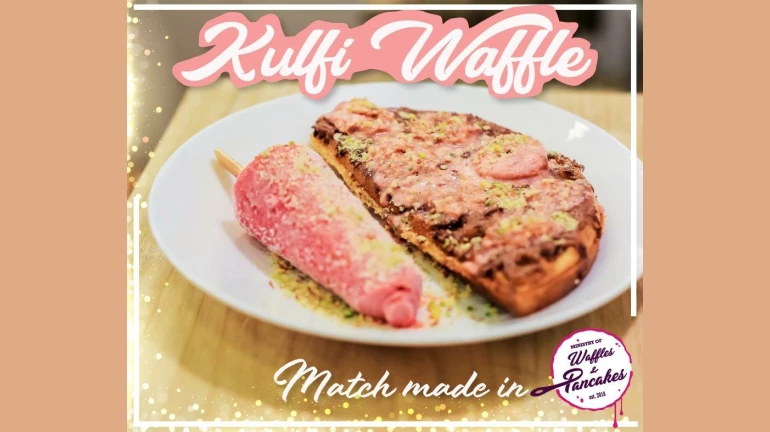 When Kulfi Meets A Waffle, You Get This Quirky Dessert!