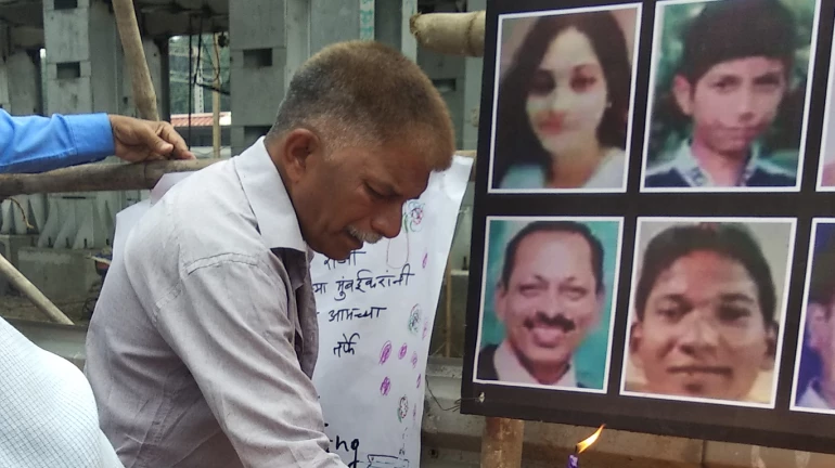 Elphinstone Road Stampede Tragedy: People pay tribute to the deceased on the first anniversary of the tragic incident Elphinstone Road Stampede Tragedy: People pay tribute to the deceased on the first anniversary of the tragic incident