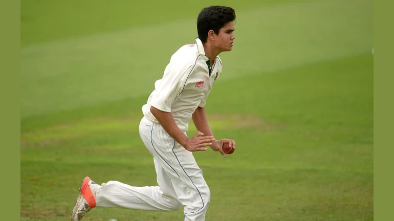 Arjun Tendulkar picks up 5 wickets against Gujarat in Vinoo Mankad Trophy Arjun Tendulkar picks up 5 wickets against Gujarat in Vinoo Mankad Trophy