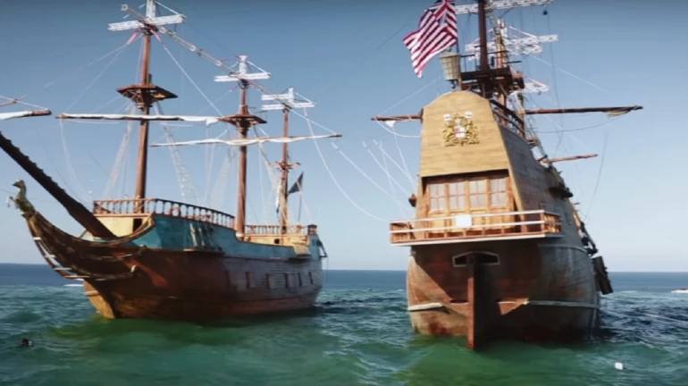 ‘ठग्स ऑफ हिन्दोस्तान’ के लिए विदेश में बनाए गए 2 लाख टन वजनी जहाज ‘ठग्स ऑफ हिन्दोस्तान’ के लिए विदेश में बनाए गए 2 लाख टन वजनी जहाज