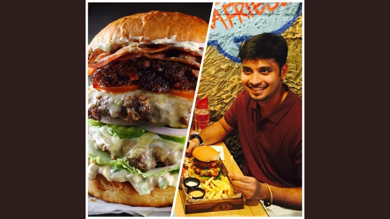 मॉनस्टर बर्गर संपवण्याचं बिग चॅलेंज मॉनस्टर बर्गर संपवण्याचं बिग चॅलेंज