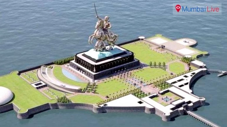 Finally! Construction work for Shivaji Memorial begins in Mumbai Finally! Construction work for Shivaji Memorial begins in Mumbai