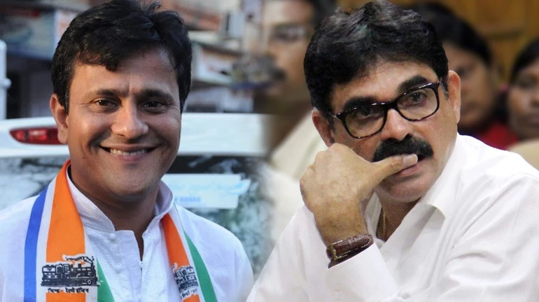 MNS Internal Conflict: Sandeep Deshpande, Bala Nandgaonkar tussle during protest MNS Internal Conflict: Sandeep Deshpande, Bala Nandgaonkar tussle during protest