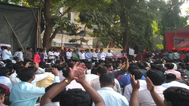 Teachers on an indefinite hunger strike at Azad Maidan after government fails to fulfill demands