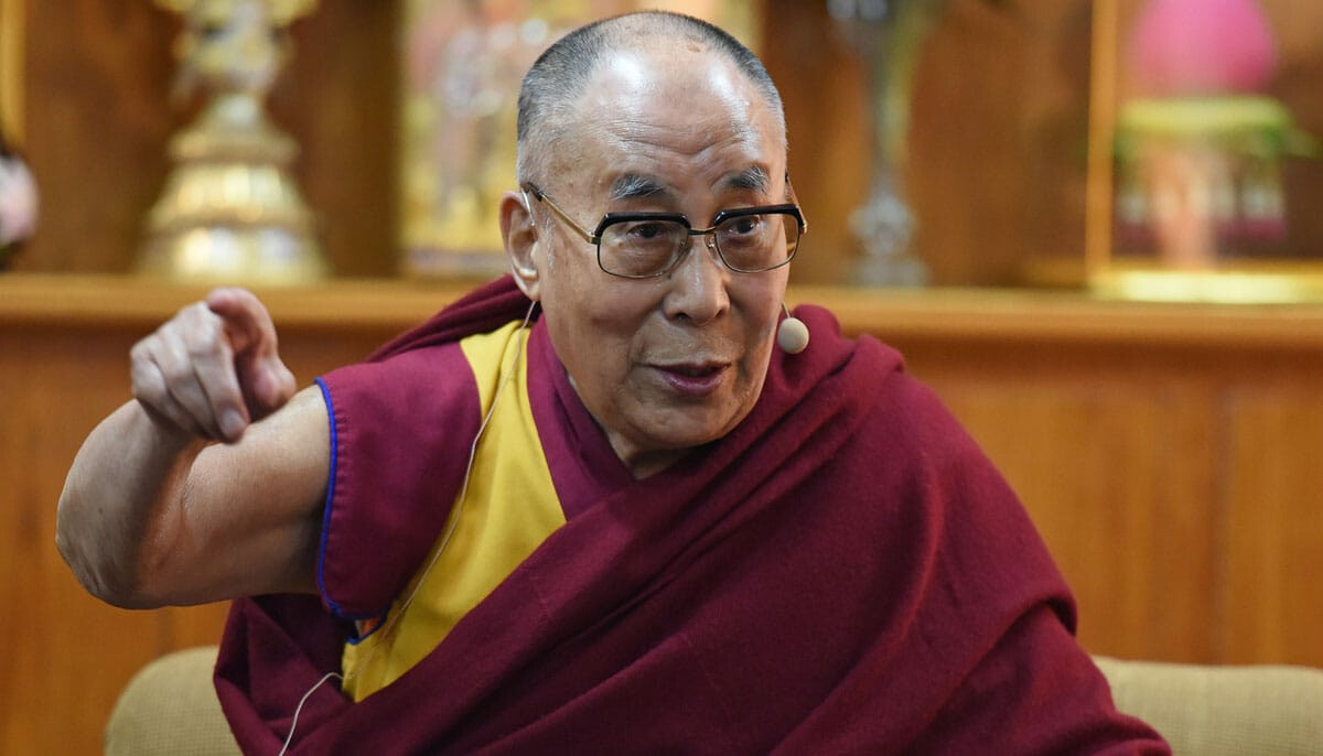 Dalai Lama interacts with students at Mumbai University