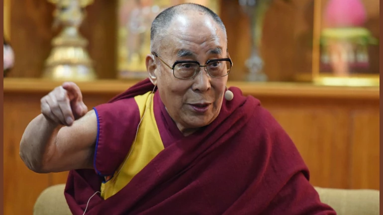 Dalai Lama interacts with students at Mumbai University
