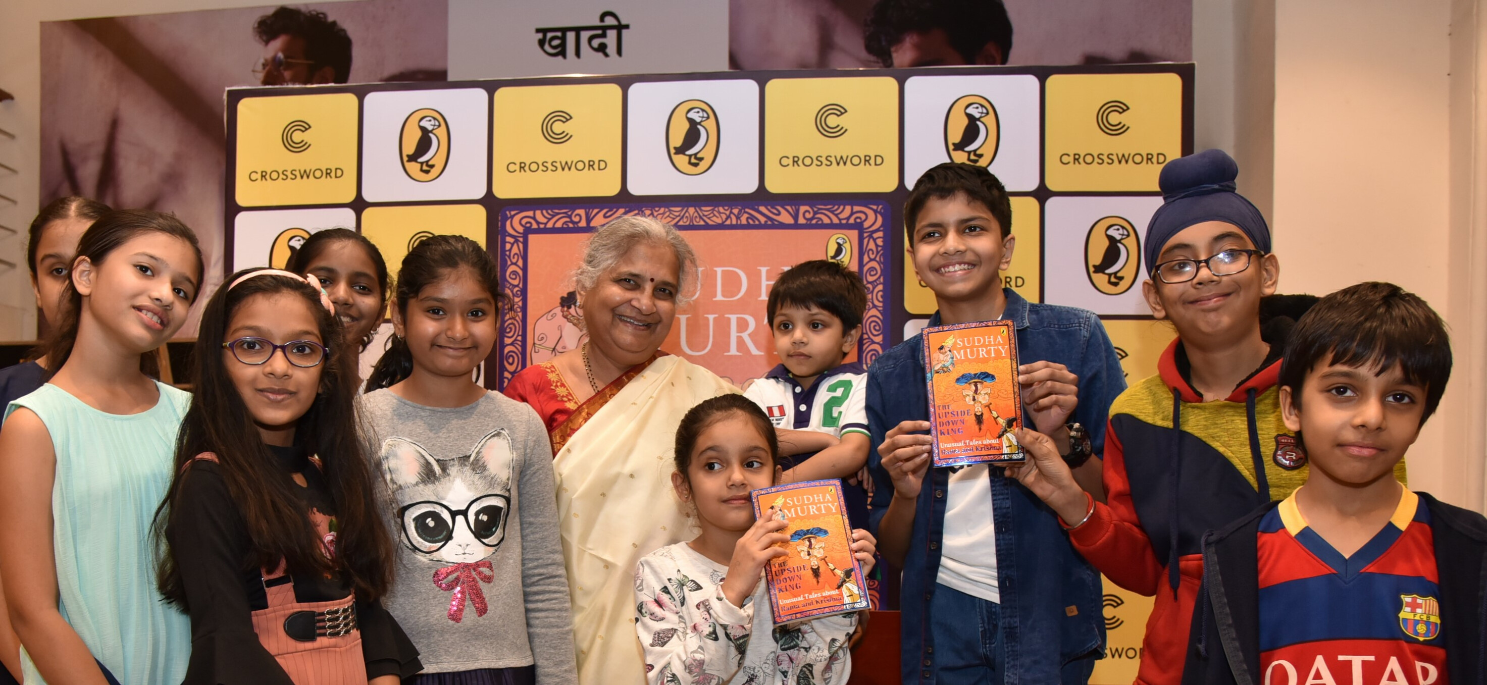 Crossword Bookstores and Puffin India launch Sudha Murty’s 'The Upside Down King' in Mumbai