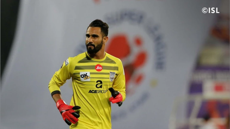 Amrinder Singh, the ultimate wall that guards the goalpost for Mumbai City FC Amrinder Singh, the ultimate wall that guards the goalpost for Mumbai City FC