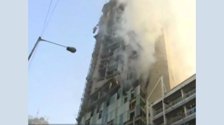 कमला मिल्स कंपाउंड के पास इमारत में लगी आग, किसी के घायल होने की खबर नहीं