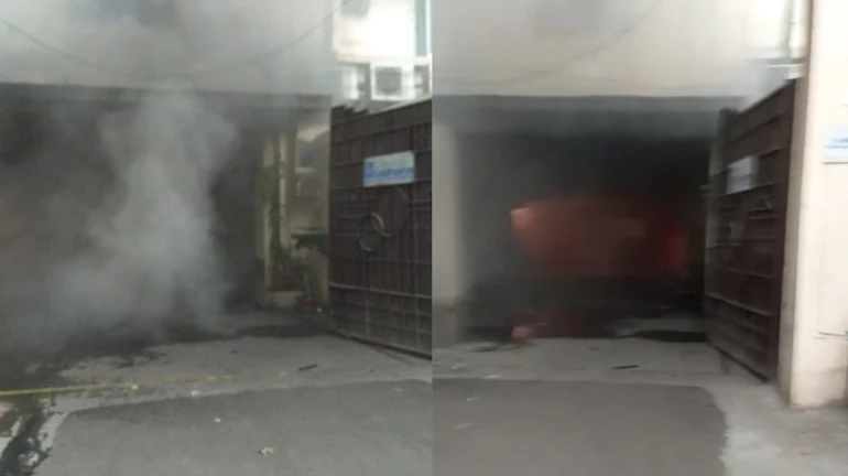 Fire breaks out at Worli's Sadhana House; No casualties reported Fire breaks out at Worli's Sadhana House; No casualties reported
