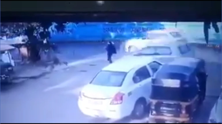 Speeding car hits girl in Jogeshwari Speeding car hits girl in Jogeshwari