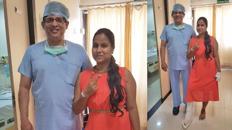 लोकल अपघातात बोटे गमावलेली द्रविता धावणार मुंबई मॅरेथॉनमध्ये लोकल अपघातात बोटे गमावलेली द्रविता धावणार मुंबई मॅरेथॉनमध्ये