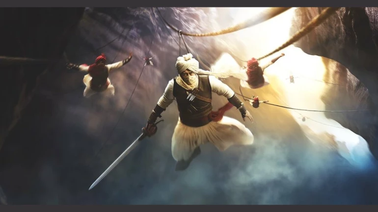 युद्ध की तैयारी में जुटे अजय देवगन, ‘तानाजी’ का फर्स्ट लुक आया सामने युद्ध की तैयारी में जुटे अजय देवगन, ‘तानाजी’ का फर्स्ट लुक आया सामने