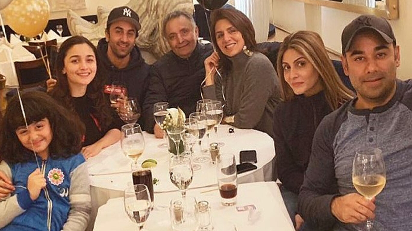 आलिया ने रणबीर और उनके परिवार के साथ सेलिब्रेट किया नया साल