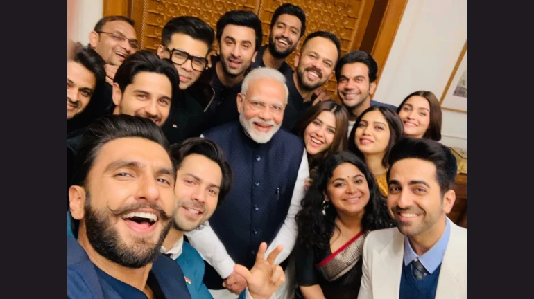 Bollywood delegation of actors and filmmakers meet PM Modi in Delhi Bollywood delegation of actors and filmmakers meet PM Modi in Delhi