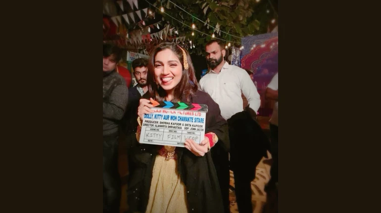 Bhumi Pednekar shares a heartfelt message as she wraps up the shoot for 'Dolly Kitty Aur Woh Chamakte Sitare' Bhumi Pednekar shares a heartfelt message as she wraps up the shoot for 'Dolly Kitty Aur Woh Chamakte Sitare'