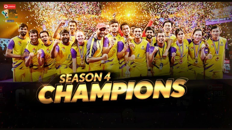 PBL 2018/19 Finals: Bengaluru Raptors clinch their maiden title as they mark a 4-3 win against Mumbai Rockets