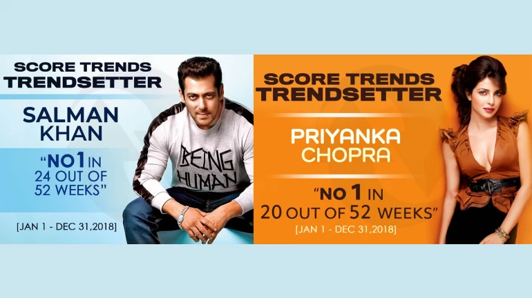 प्रियांका-सलमान ठरले 'बॉलीवूड ट्रेंडसेटर'! प्रियांका-सलमान ठरले 'बॉलीवूड ट्रेंडसेटर'!