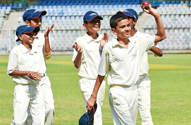 U-14 Giles Shield: Wankhede pitch spits fire as 17 wickets fall in a single day