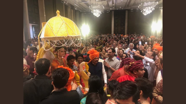 Politicians, corporates attend MNS chief Raj Thackeray’s son's wedding in Mumbai Politicians, corporates attend MNS chief Raj Thackeray’s son's wedding in Mumbai