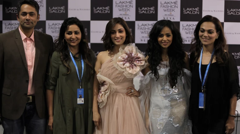 Lakmé Salon and Gauri and Nainika presented ‘The Art Of Latte’ collection at Lakmé Fashion Week